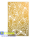 CNC carved decorative perforated metal panels for exterior decoration